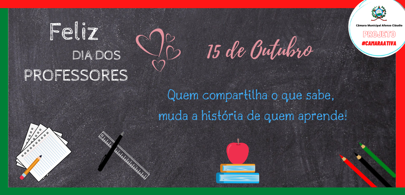 15 de Outubro - Dia dos Professores