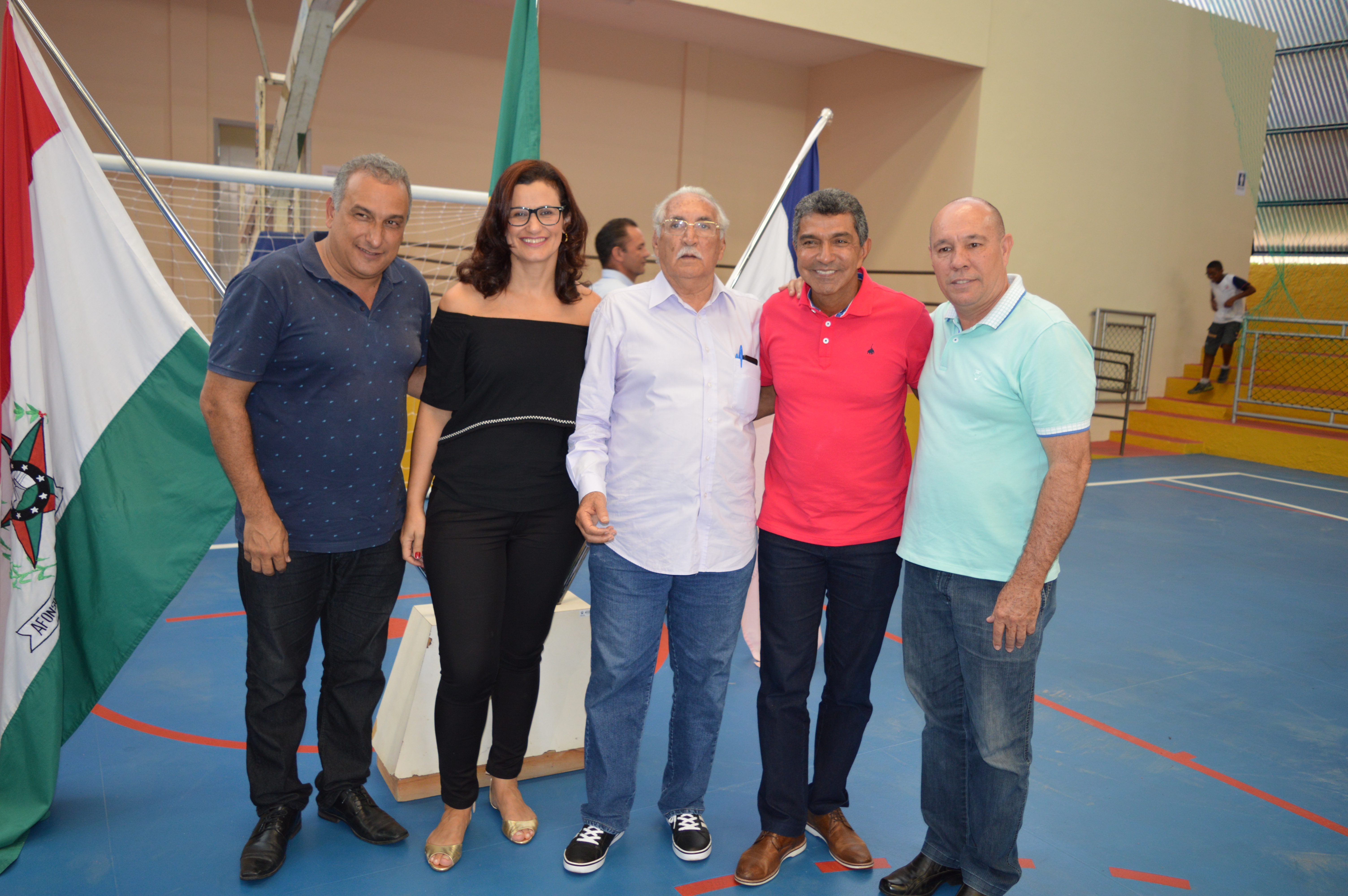 Reinauguração da Quadra Poliesportiva Eurico Vieira de Rezende