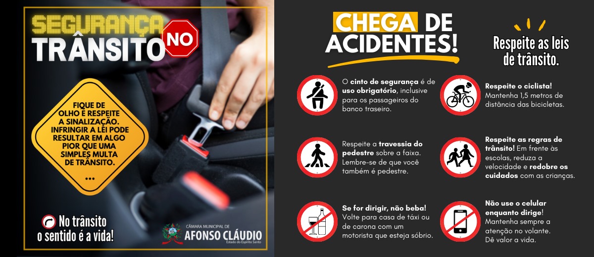 Conscientização No Trânsito Salva Vidas